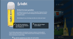 Desktop Screenshot of gaffel.de