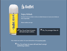 Tablet Screenshot of gaffel.com